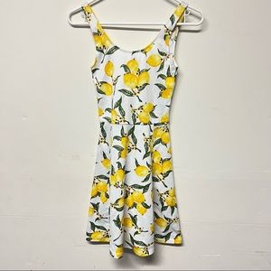 Hm lemon mini dress sz 0